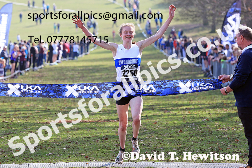 Senior womens 2025 UK CAU Inter Counties Cross Country Champs., Wollaton Park, Nottingham. Photo: David T. Hewitson/Sports for All Pics